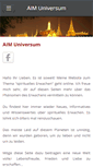 Mobile Screenshot of aim-universum.com
